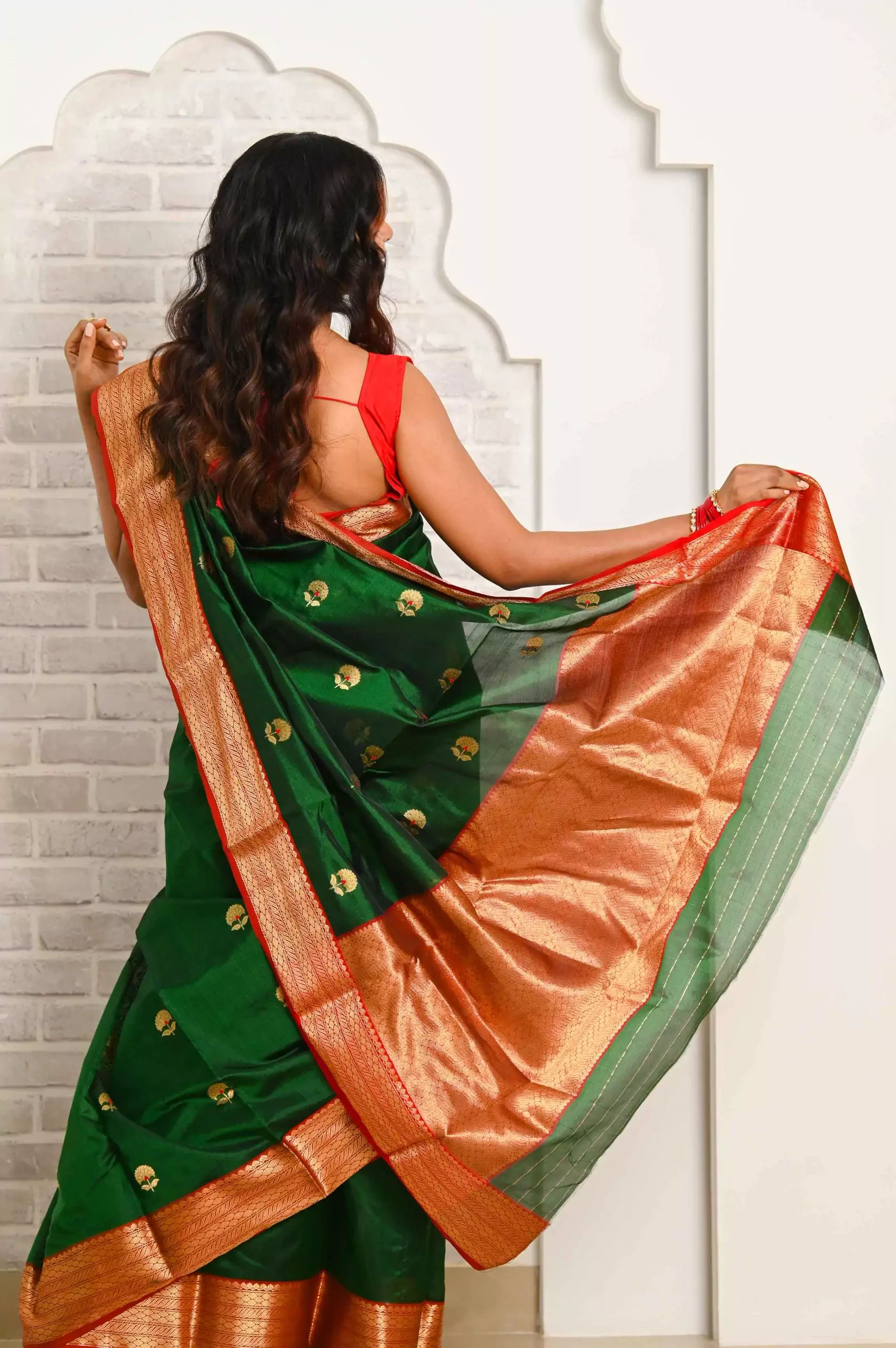 Buy White Organza Chanderi Pure Silk Saree AF-380 Online in India  #chanderisarees #chanderisilksarees #c… | Pure silk sarees, Bridal silk  saree, Chanderi silk saree