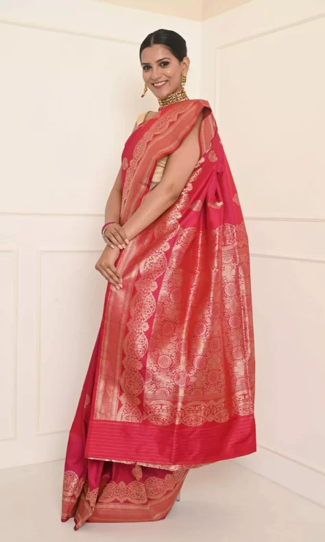 Banarasi Silk Multi Colour Saree